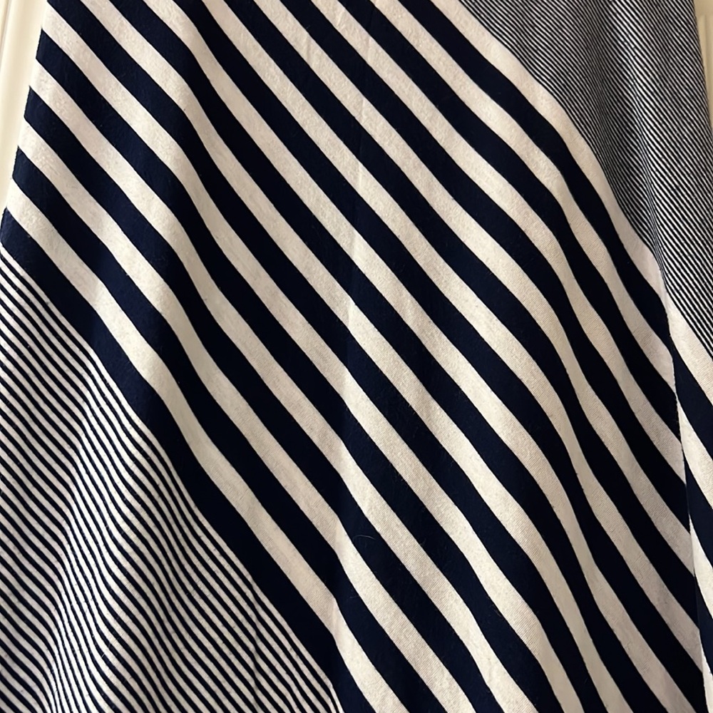 Navy & white maxi skirt - Picture 2 of 7